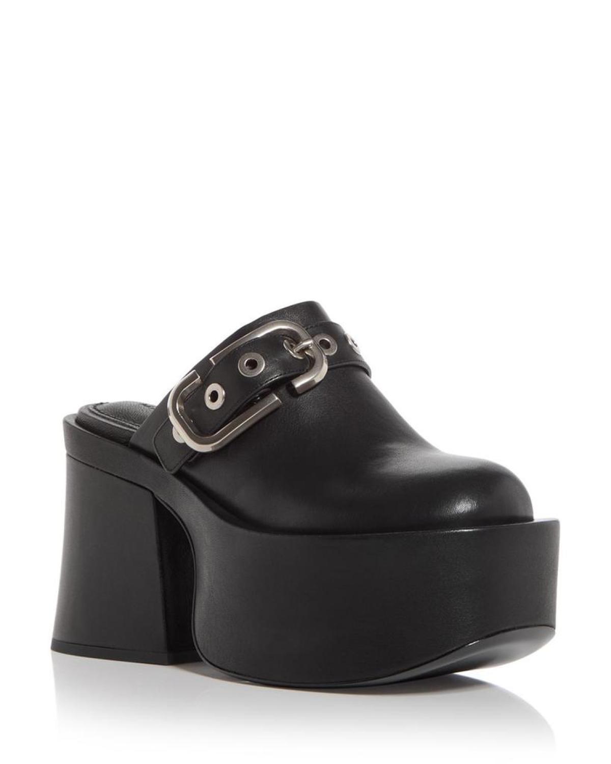 Women's The J Marc Platform Block Heel Clogs