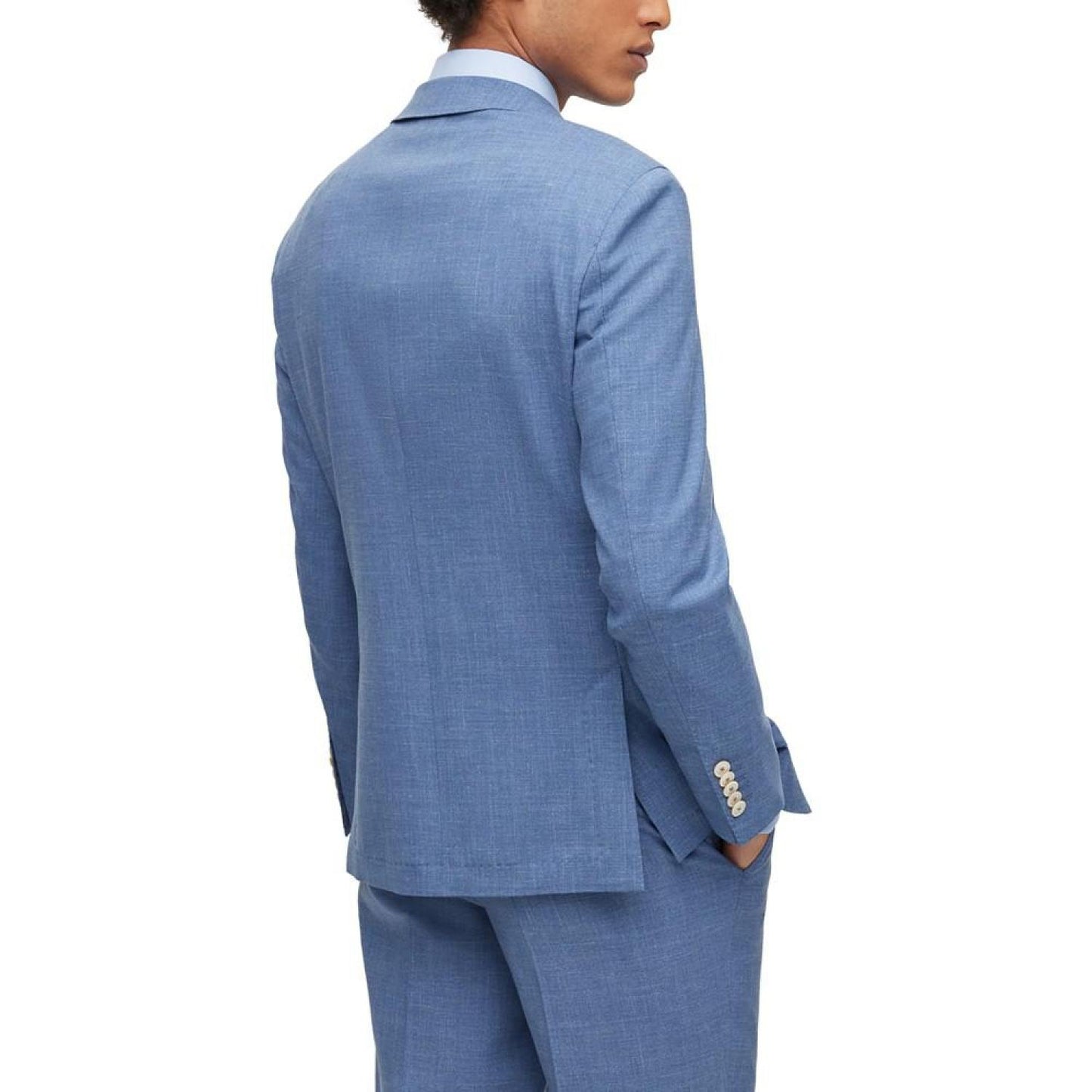 Men's Micro-Patterned Slim-Fit Jacket