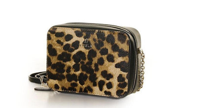 Furla Camelia Mini M Leopard Shoulder Bag