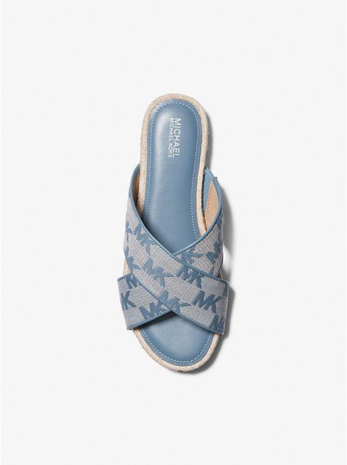 Jolie Logo Jacquard Espadrille Sandal