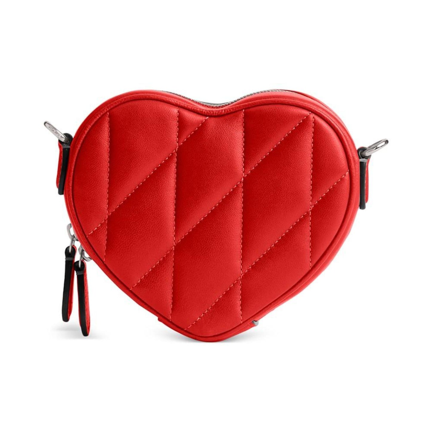 Quilted Leather Pillow Heart Crossbody 14