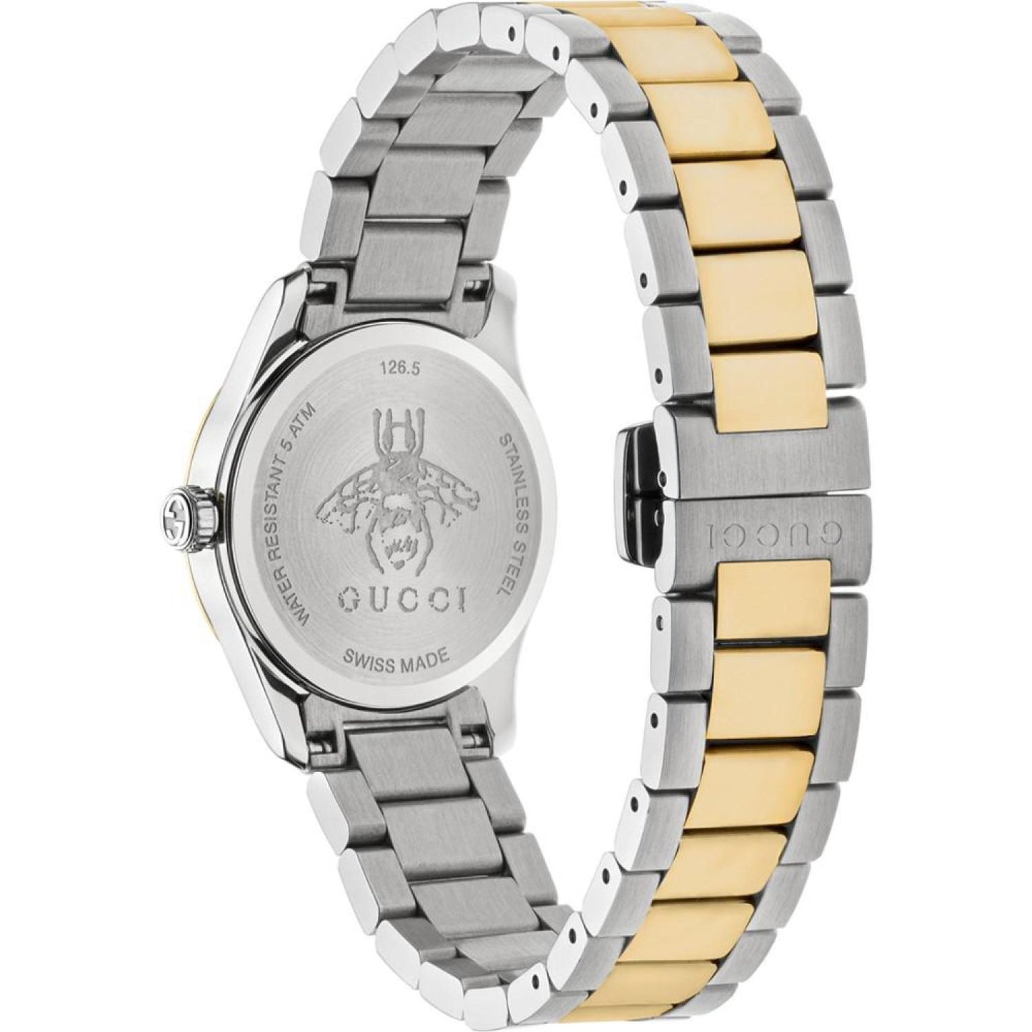 Women's Swiss G-Timeless Two-Tone Stainless Steel Bracelet Watch 27mm