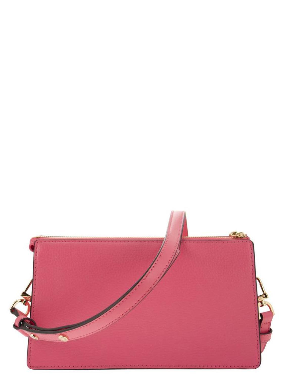 Michael Kors Logo-Lettering Zipped Crossbody Bag