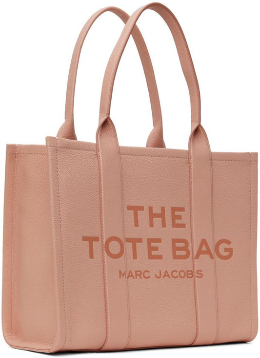 Pink Large 'The Leather' Tote