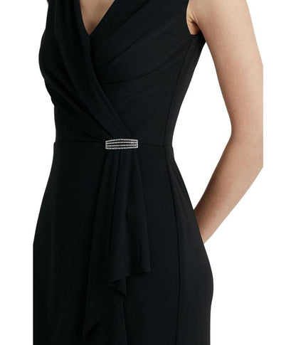 Jersey Cap Sleeve Cocktail Dress