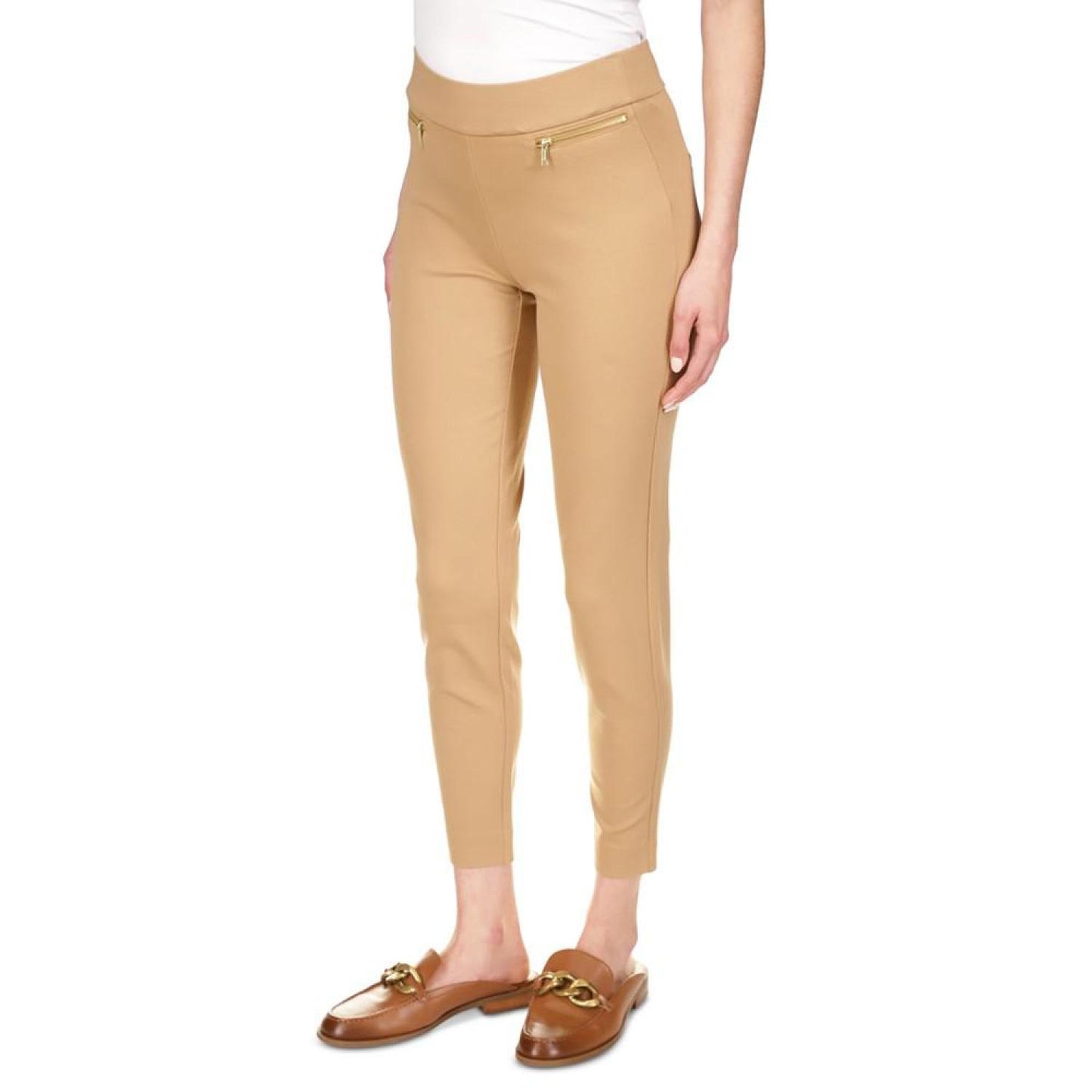 Women's Zip-Pocket Pull-On Trousers, Regular & Petite