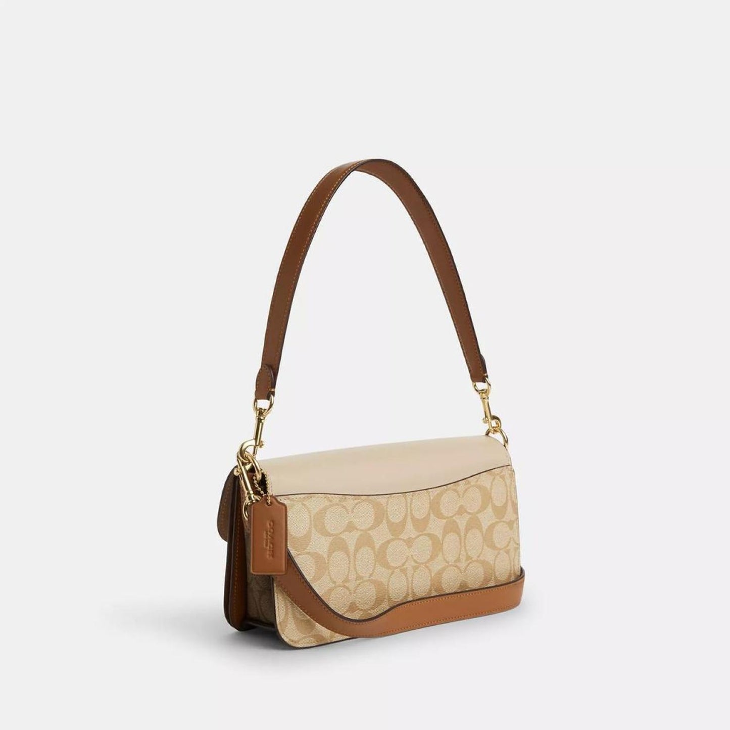 Coach Outlet Morgan Shoulder Bag In Blocked Signature Canvas