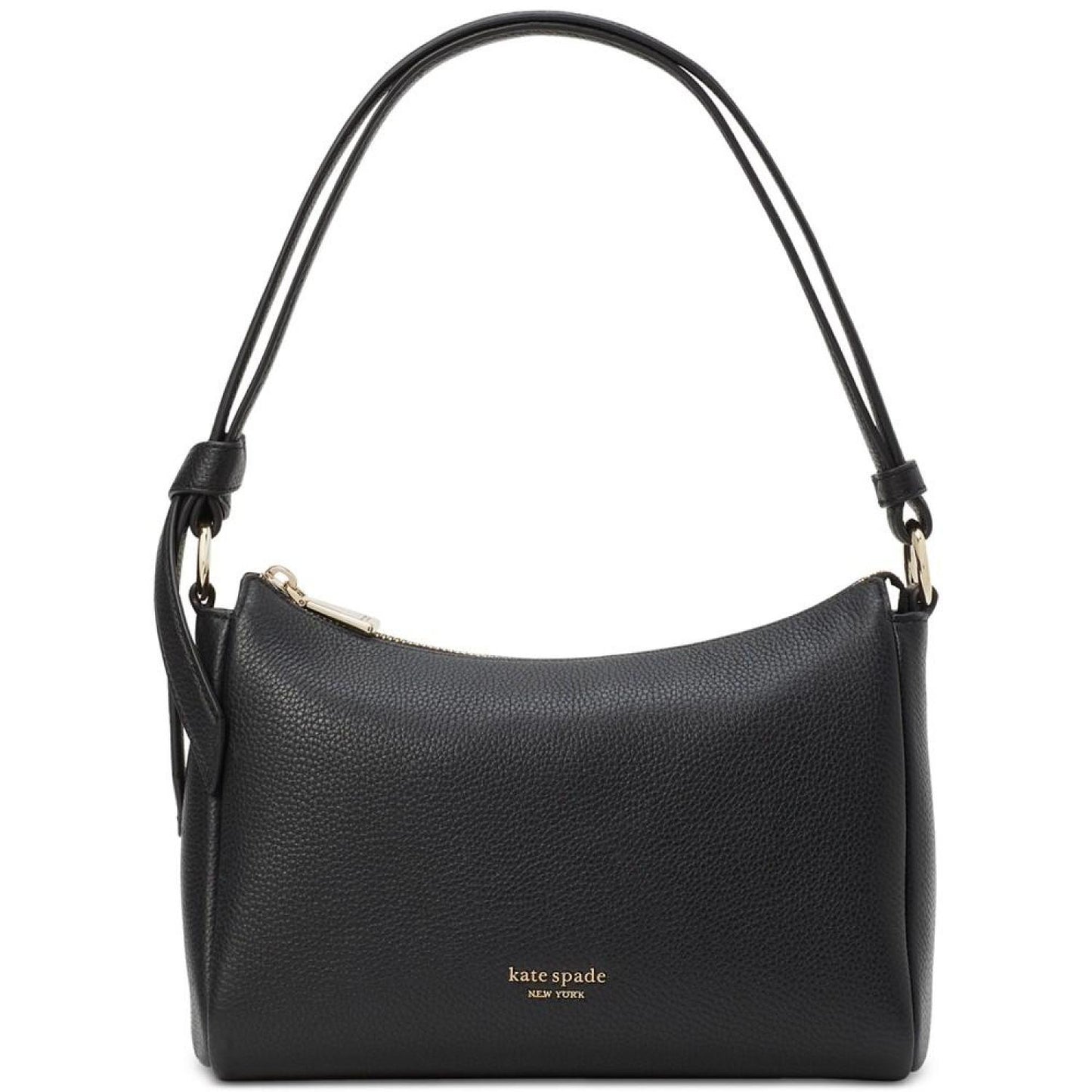 kate sapde new york Knott Small Pebbled Leather Shoulder Bag