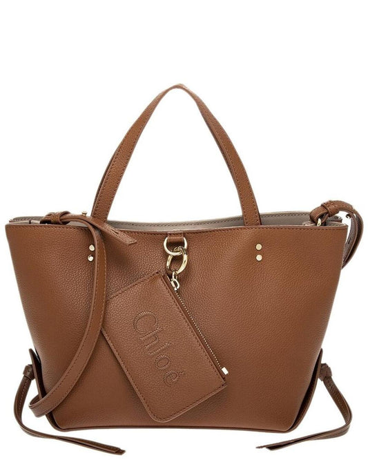 Chloé Sense Small East West Leather Tote