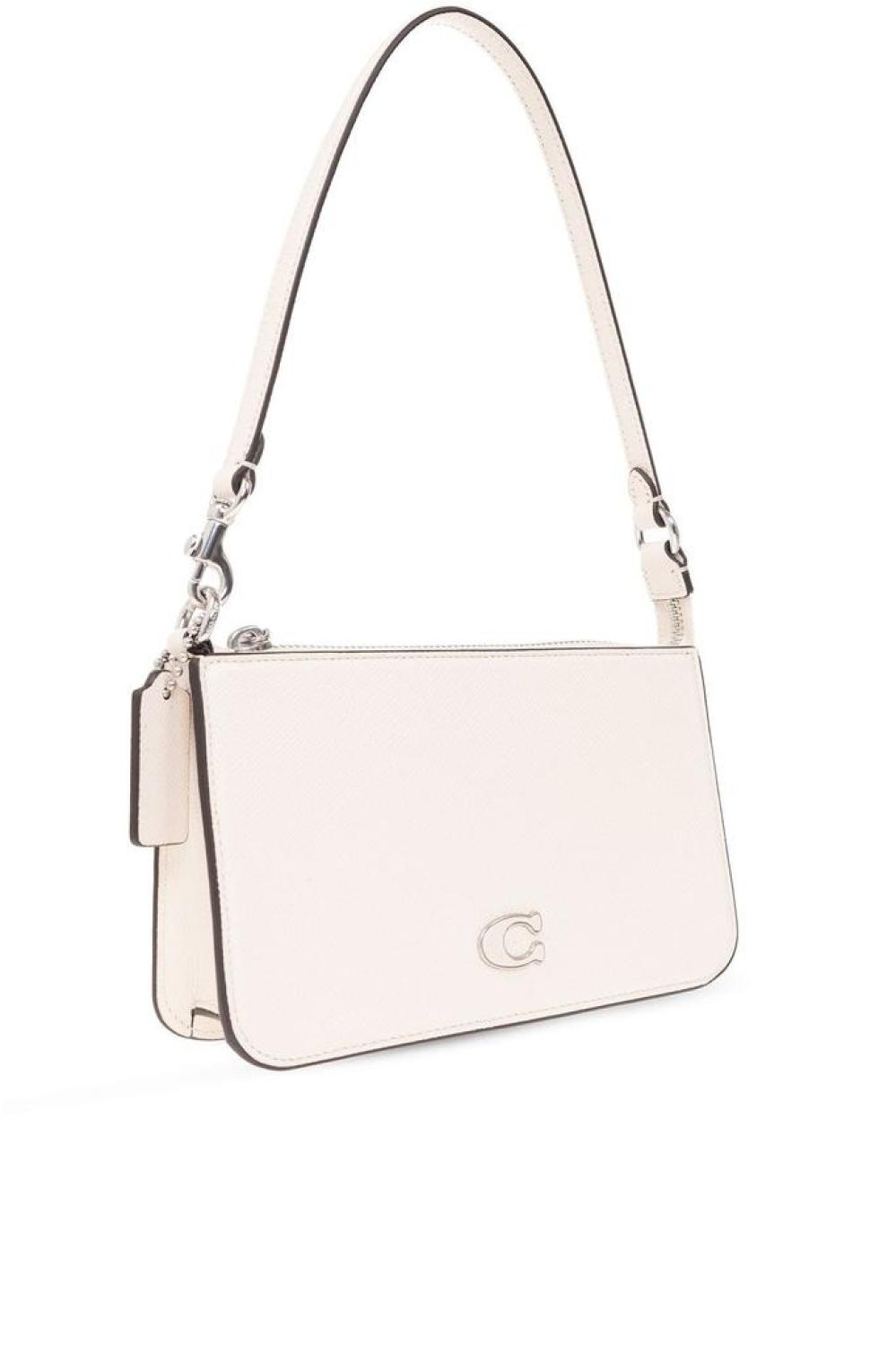 Coach Logo Motif Plaque Shoulder Bag