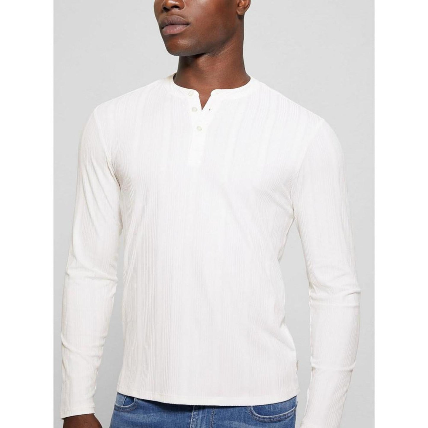 Men's Brentwood Rib Knit Henley T-shirt