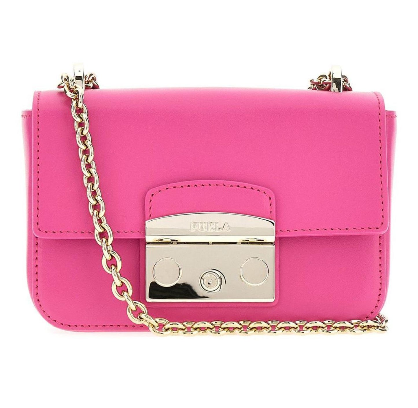 Furla Metropolis Logo Plaque Mini Crossbody Bag