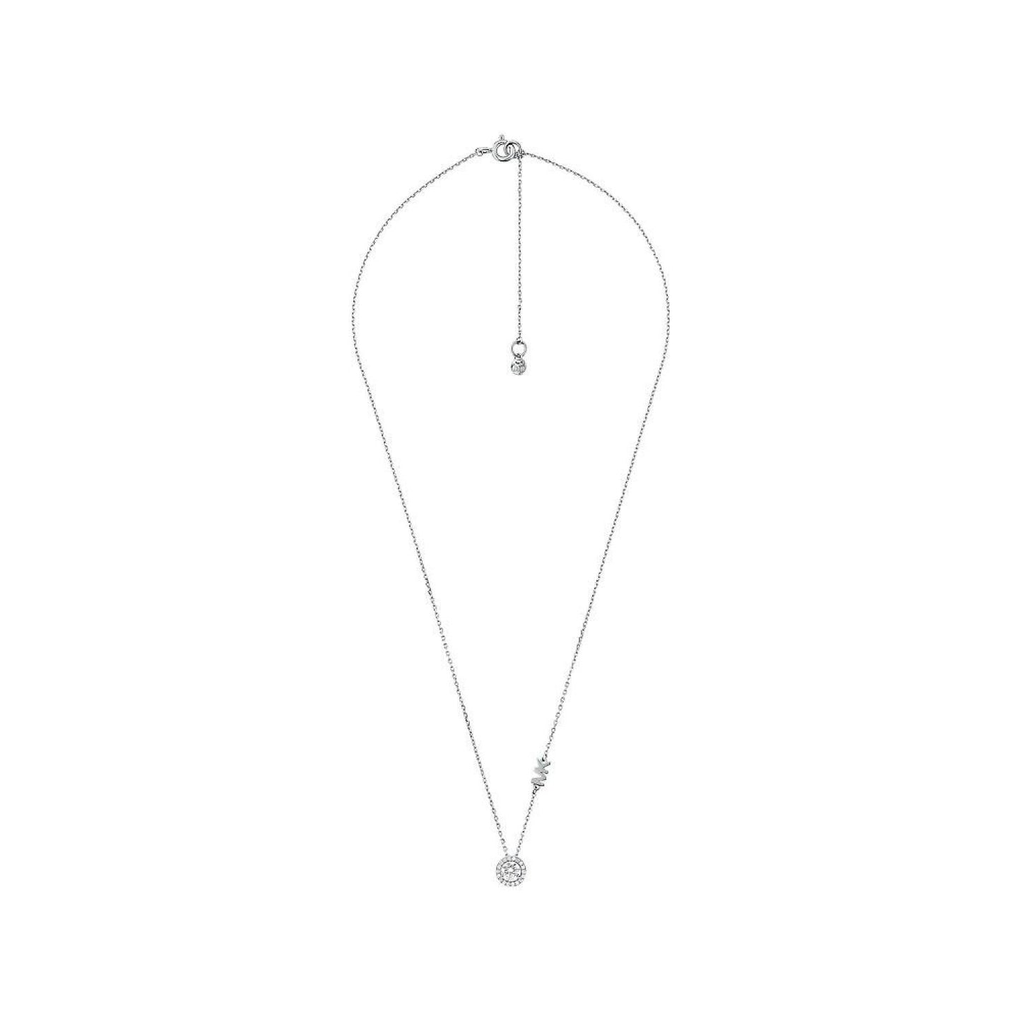 Sterling Silver Cubic Zirconia Pendant Necklace