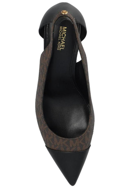 Michael Michael Kors Adeline Logo Printed Pumps