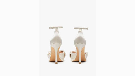 Women's Bridal Bow Sandals In Ivory