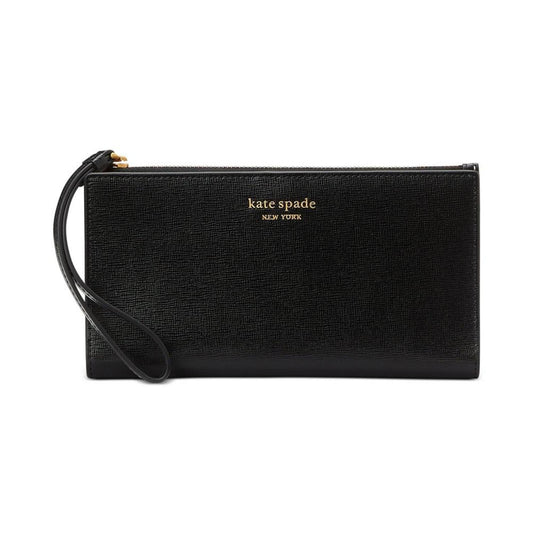 Morgan Saffiano Leather Continental Wristlet