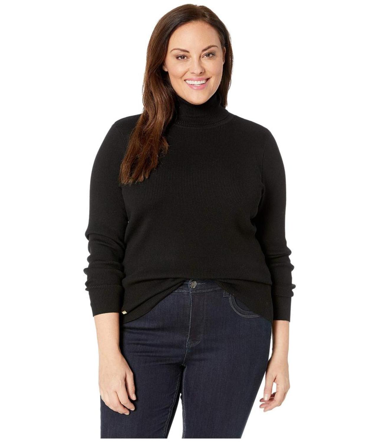 Plus Size Turtleneck Sweater