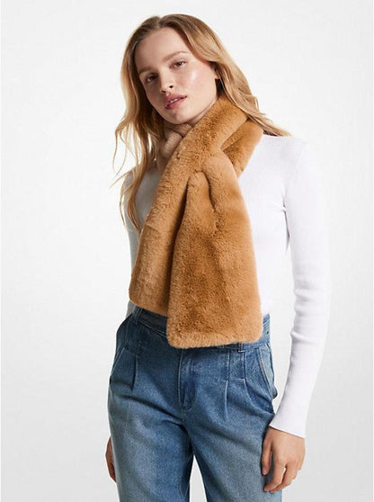 Faux Fur Pull-Through Scarf