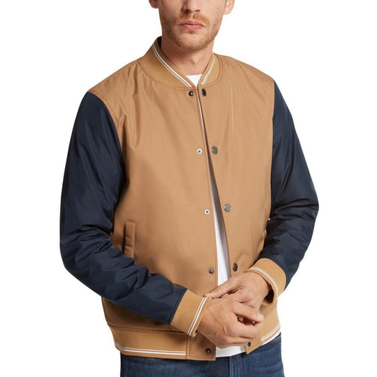 Men's Colorblocked Baseball Jacket