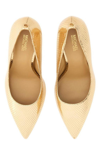 Michael Michael Kors Alina Metallic Pointed-Toe Pumps