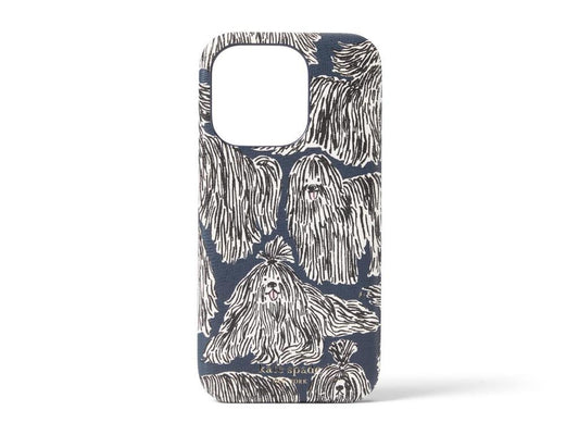 Morgan Showdogs Printed Saffiano Leather Wrapped iPhone® 14 Pro