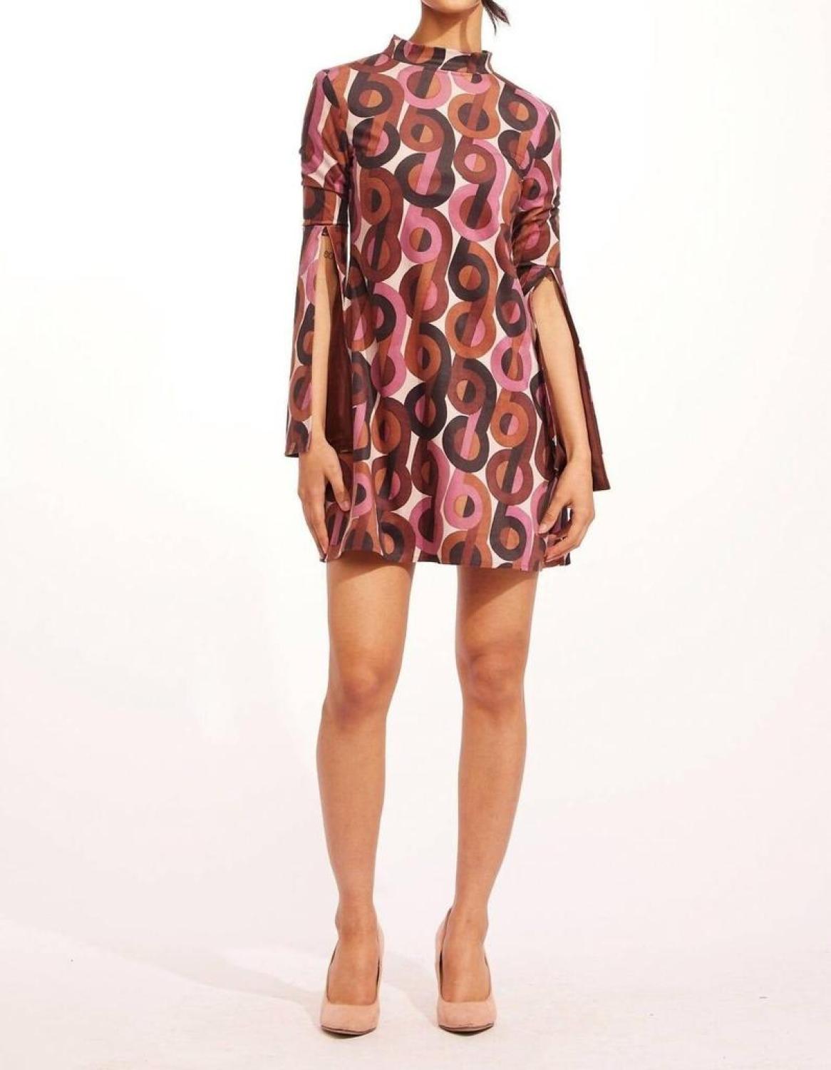 Fahela Dress In Stay Groovy