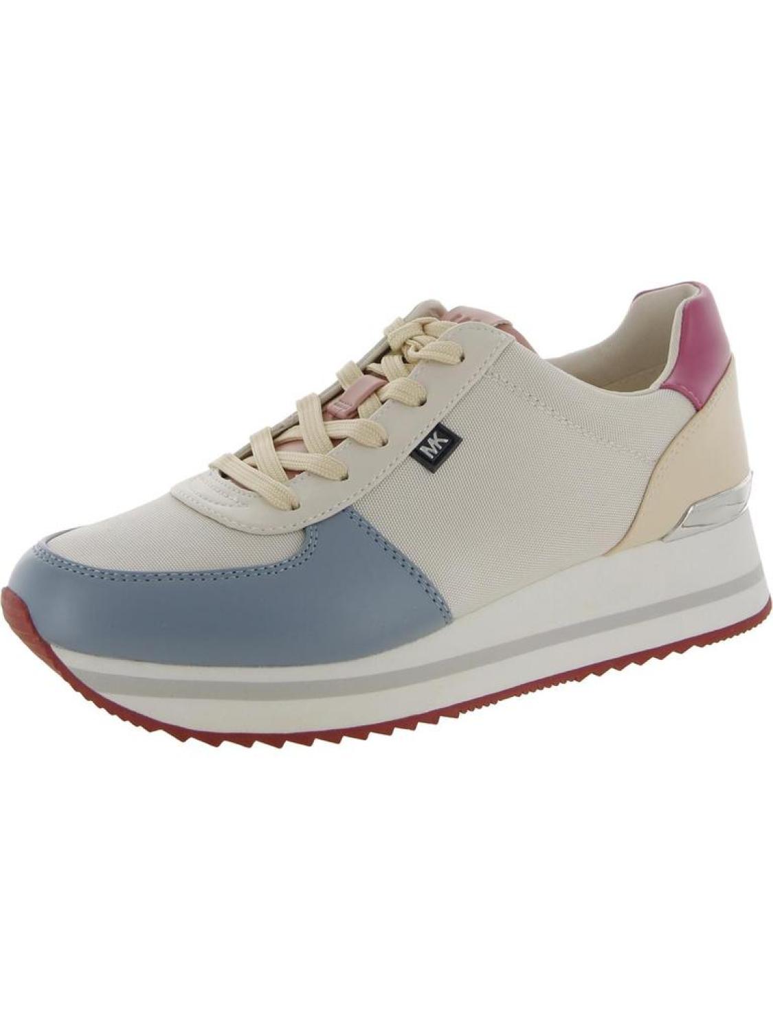 Monique Womens Faux LEa Faux Leather Casual and Fashion Sneakers