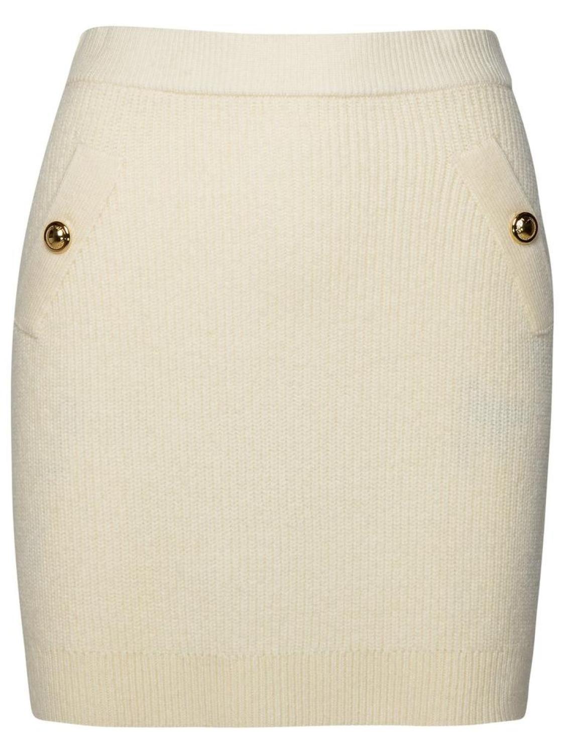 Michael Michael Kors Ribbed Stretched Mini Skirt