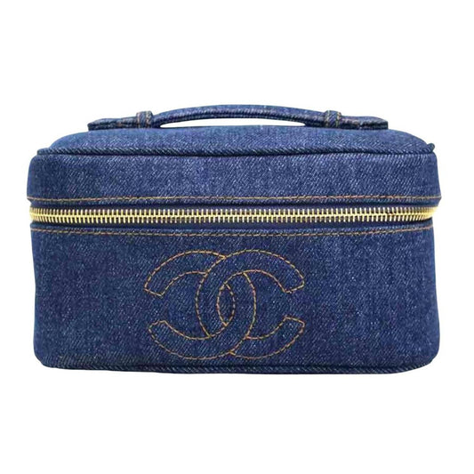 Chanel Vanity   - Jeans Clutch Bag (Pre-Owned)