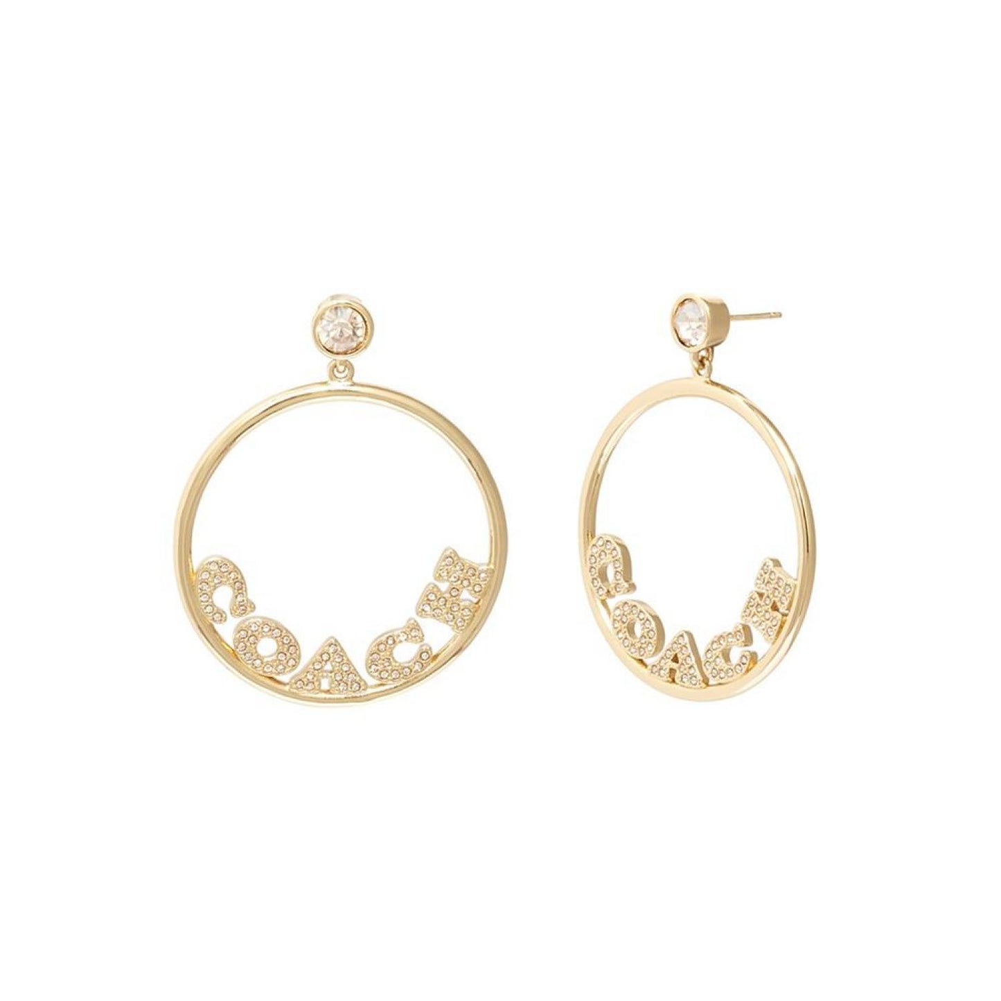 Women's Signature Frontal Hoop Earrings