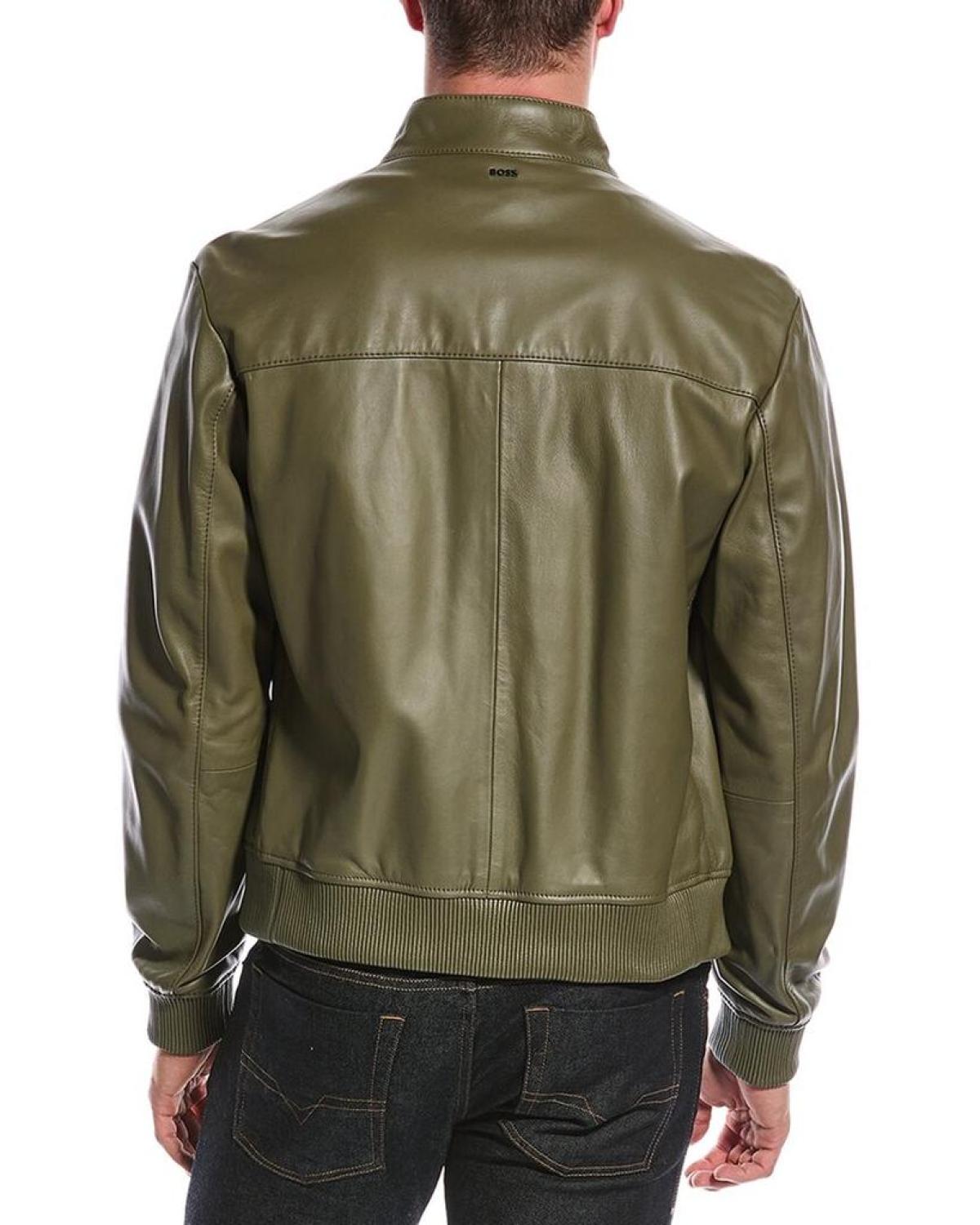 Hugo boss green sale jackets