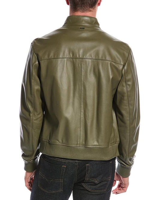 Hugo Boss Mapson Leather Jacket