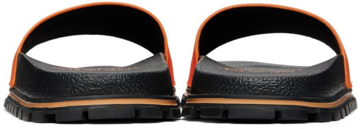 Orange 'The Slide' Sandals