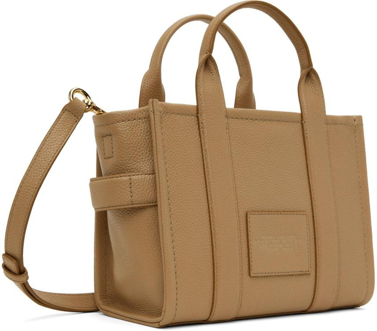 Beige 'The Leather Small Tote Bag' Tote