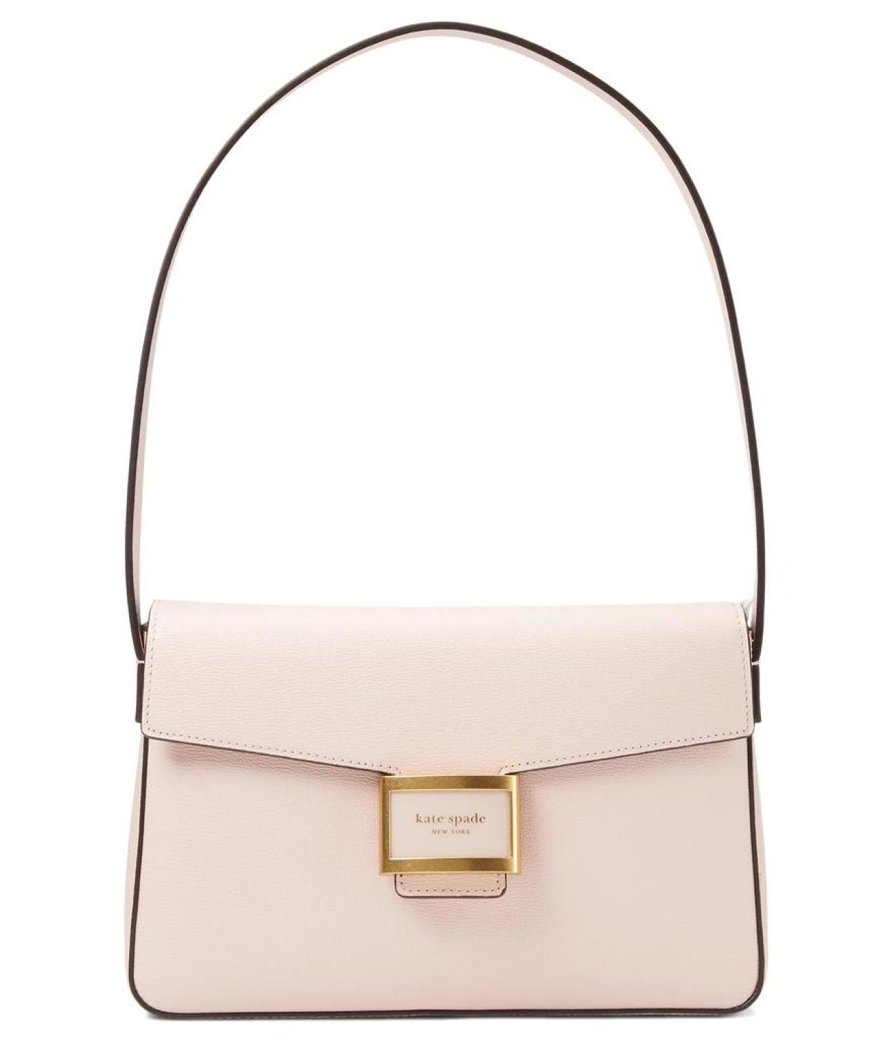 Katy Textured Leather Medium Shoulder Bag