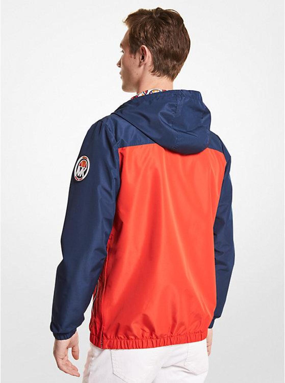 MK x ellesse Breckenridge Color-Blocked Quilted Nylon Puffer Jacket