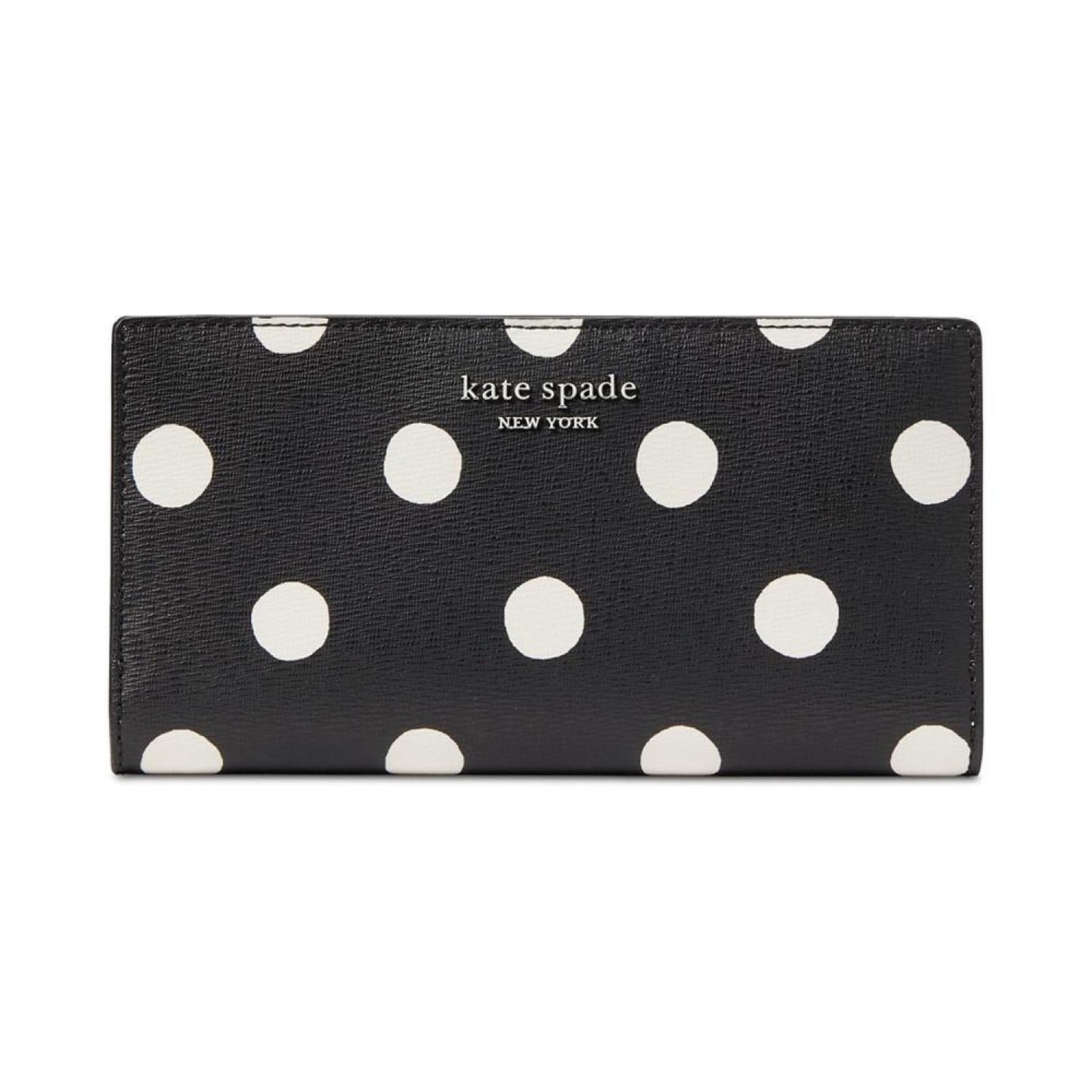 Morgan Sunshine Dot Printed PVC Slim Bifold Wallet