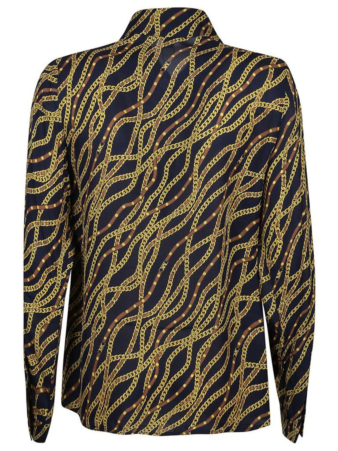 Michael Michael Kors Status Print Georgette Blouse