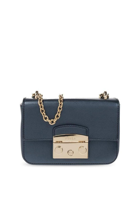 Furla Mini Metropolis Chain-Linked Crossbody Bag