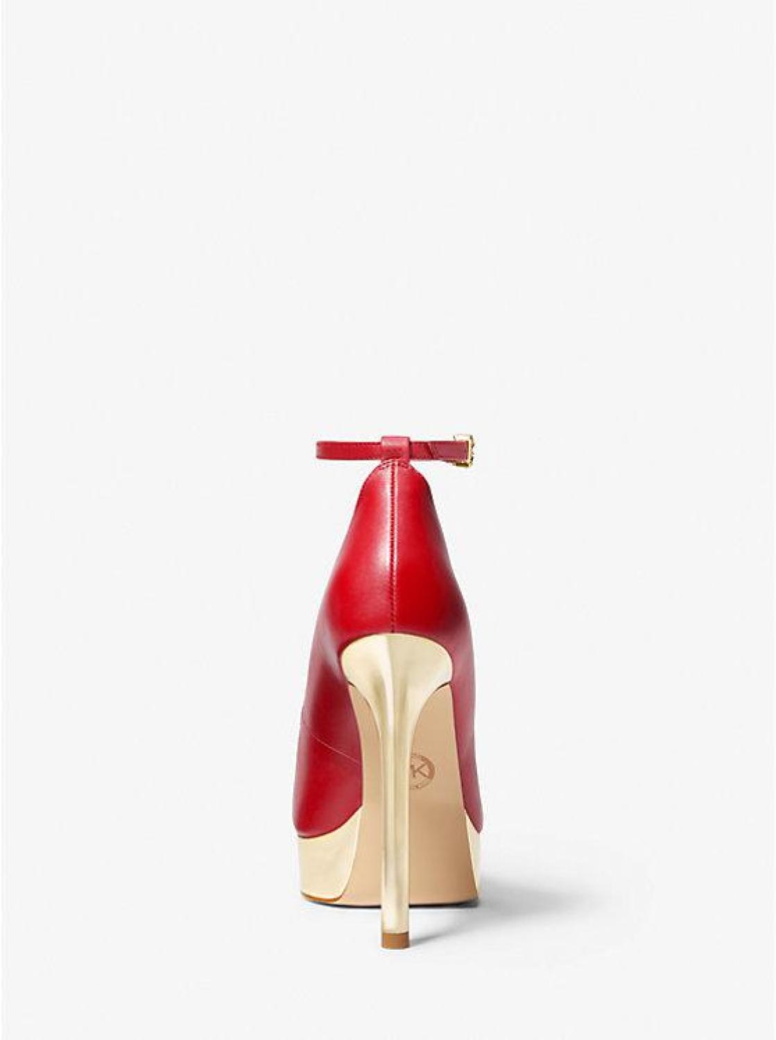 Xenia Leather Platform Pump