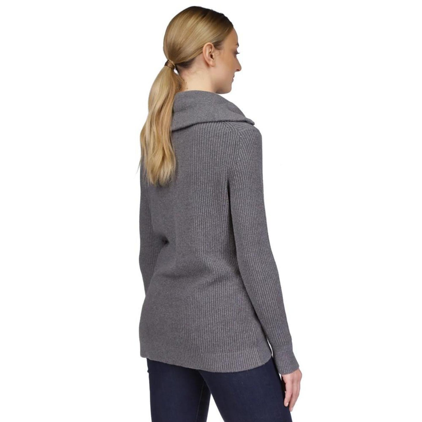 Women's Half-Zip Sweater, Regular & Petite