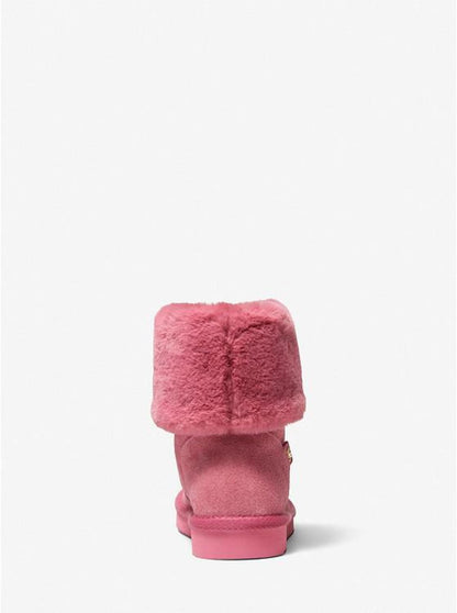 Julia Faux Fur Trimmed Suede Boot