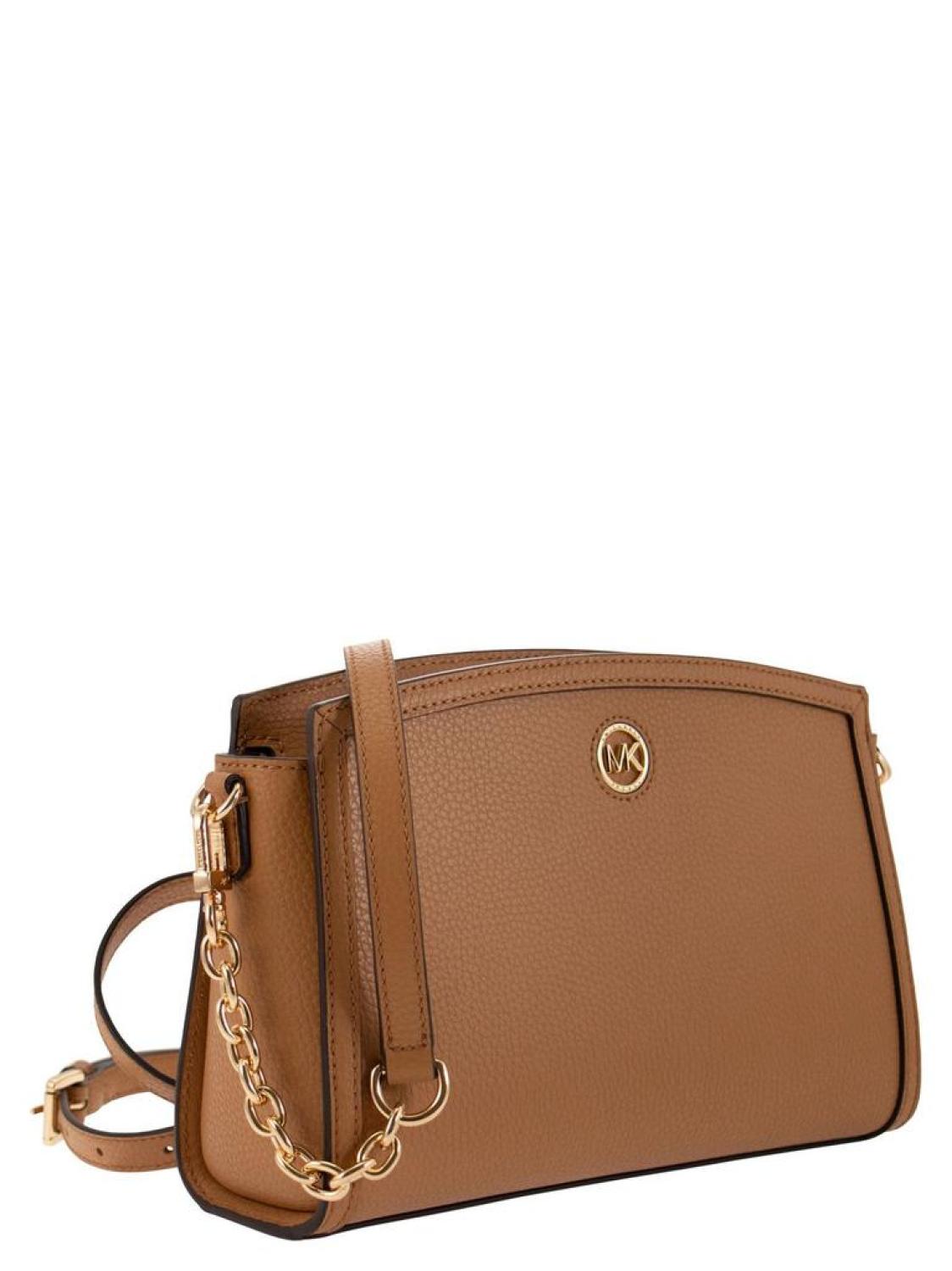 Michael Michael Kors Logo Plaque Zipped Crossbody Bag