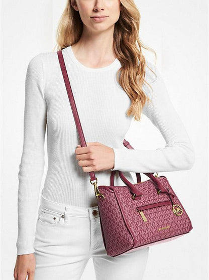 Carine Medium Logo Satchel