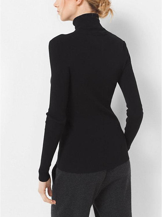 Stretch-Viscose Turtleneck