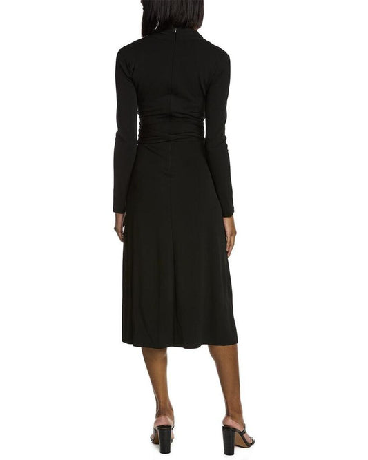 Michael Kors Collection Wrap Front Midi Dress