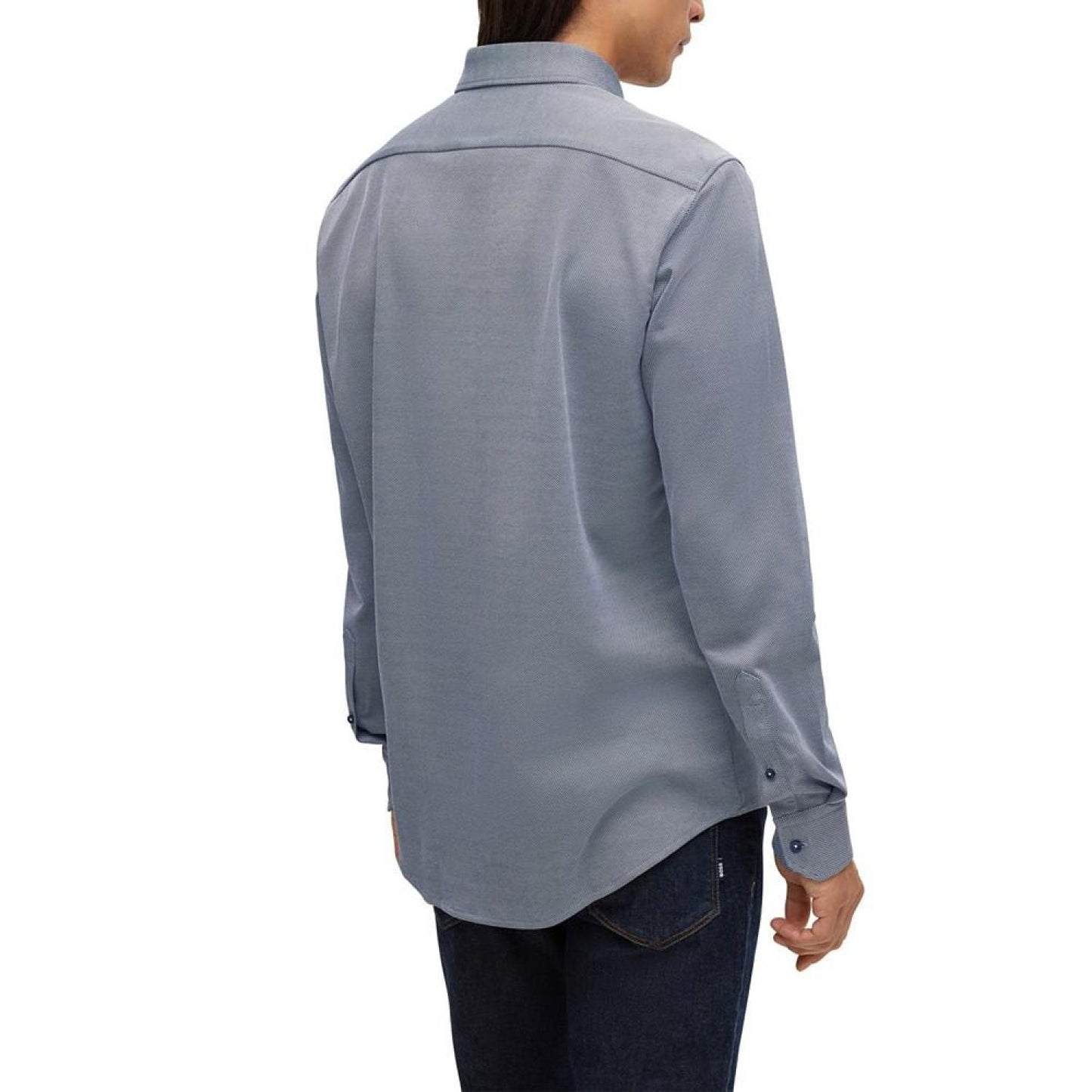 Men's Micro-Patterned Regular-Fit Shirt