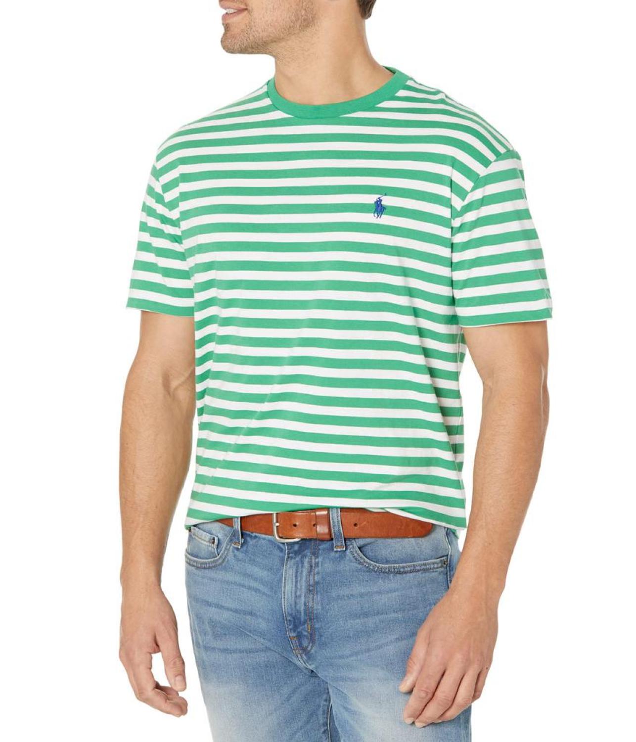 Classic Fit Striped Jersey T-Shirt