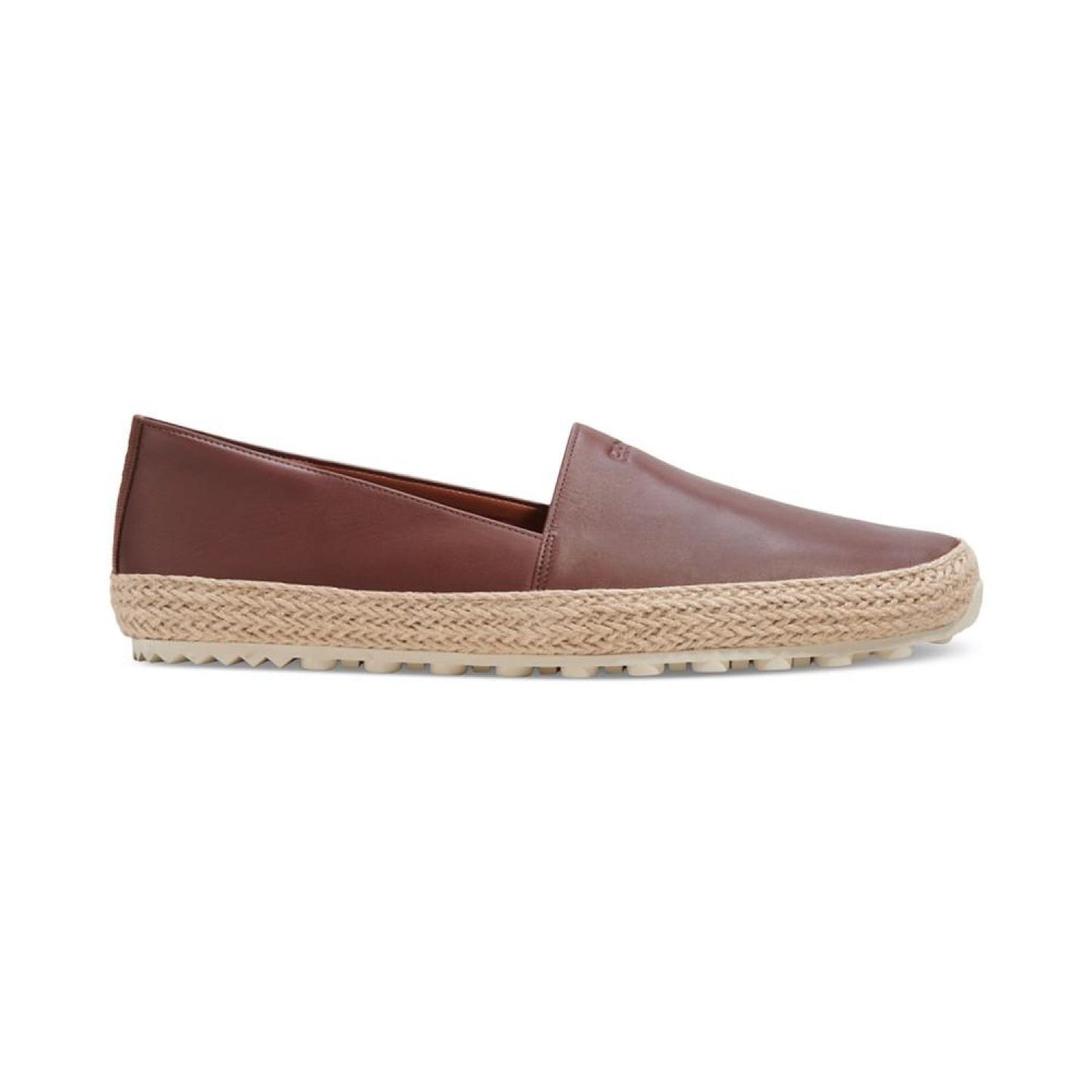 Men's Signature Leather Slip On Espadrilles