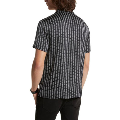 Men's Empire Printed Stripe Camp Shirt